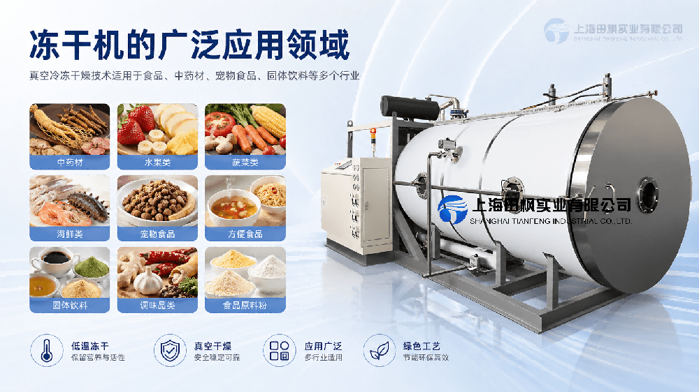 凍干機在各行各業(yè)的應(yīng)用
